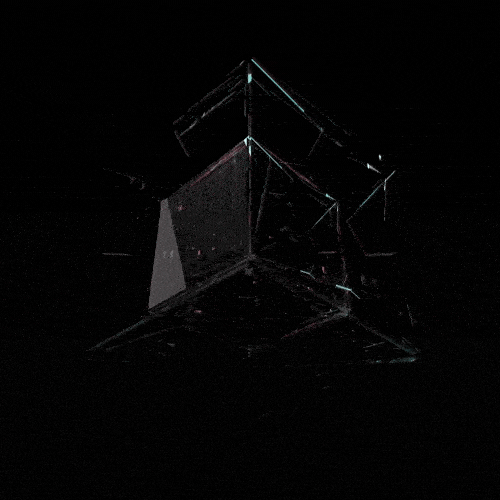 3D animated cube with small cube inside - Counterveil